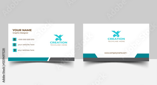 Business card designs in various shapes like round, triangular, etc. and customizable colors like off-white, green, sky blue, pink, orange, blue, etc. Also, all the logos here are designed by me.