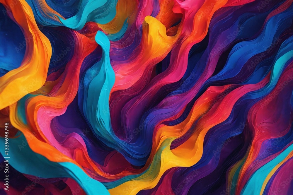 Fototapeta premium abstract colorful background with flames