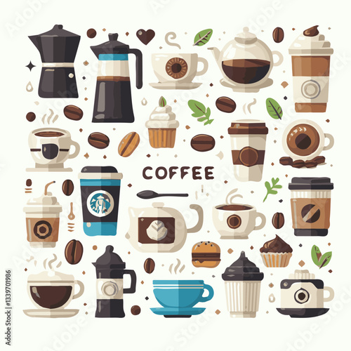 coffee, drink, beverage, cafe, cup, background, caffeine, espresso, aroma, mug, morning, food, hot, brown, closeup, breakfast, black, dark, fresh, white, mocha, cappuccino, isolated, break, design, la