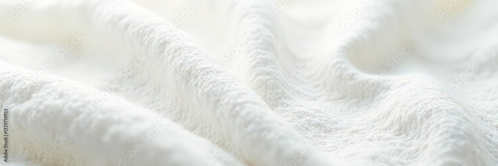Obraz premium White felt swatch, showing fine fibers and subtle sheen , plush, clean, subtle