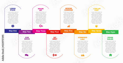 Infographic design template with place for your data. Vector illustration.