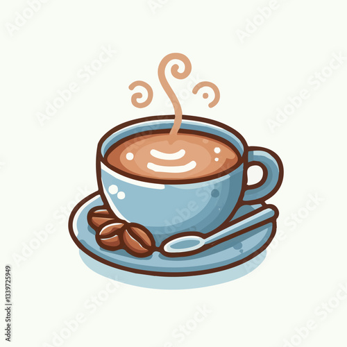 coffee, drink, beverage, cafe, cup, background, caffeine, espresso, aroma, mug, morning, food, hot, brown, closeup, breakfast, black, dark, fresh, white, mocha, cappuccino, isolated, break, design, la
