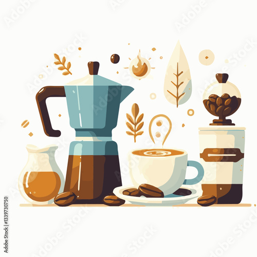 coffee, drink, beverage, cafe, cup, background, caffeine, espresso, aroma, mug, morning, food, hot, brown, closeup, breakfast, black, dark, fresh, white, mocha, cappuccino, isolated, break, design, la