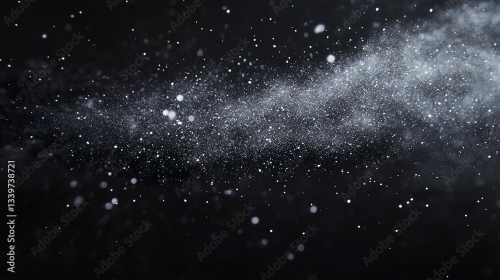 Obraz premium Floating White Particles 