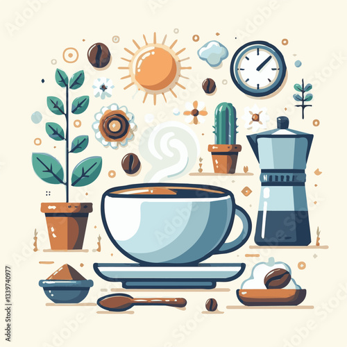 coffee, drink, beverage, cafe, cup, background, caffeine, espresso, aroma, mug, morning, food, hot, brown, closeup, breakfast, black, dark, fresh, white, mocha, cappuccino, isolated, break, design, la