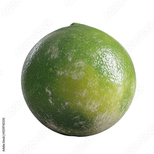 A vibrant green lime juicy and fresh looking delicious and zesty