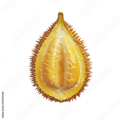 Durian fruit creamy yellow flesh exotic tropical sweet treat