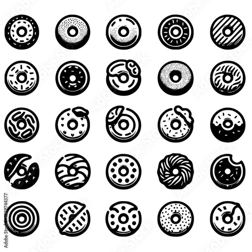 bagels Icon Set