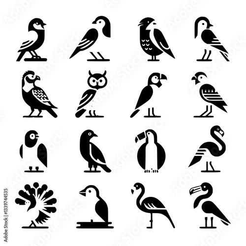 birds Icon Set