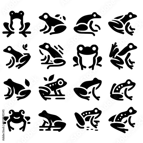 frogs Icon Set