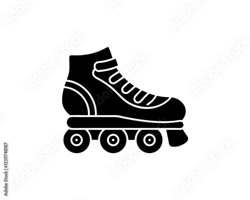 Wallpaper Mural creative details Roller Skates Icon vector illustration Torontodigital.ca