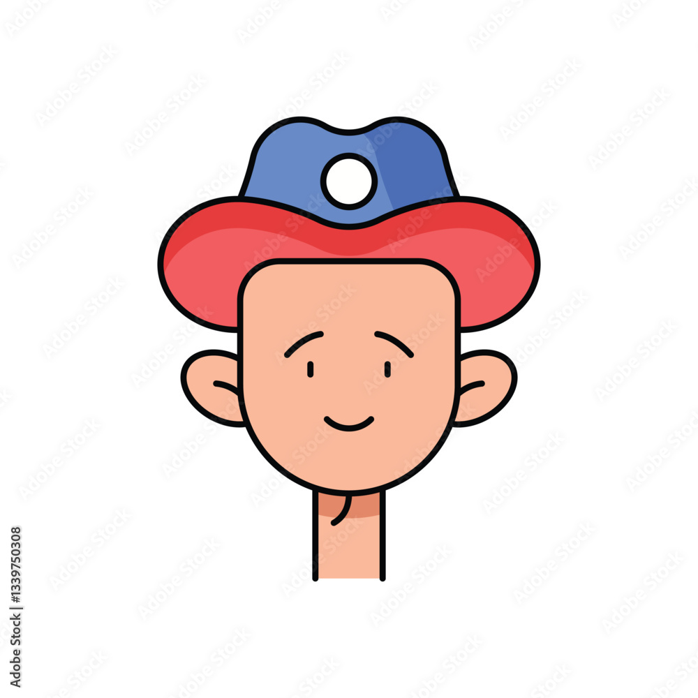 Obraz premium Sheriff Vector icon