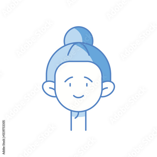 Waitress  Vector icon