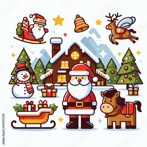 background, christmas, card, illustration, decoration, xmas, design, winter, greeting, white, vector, celebration, holiday, art, banner, happy, merry, tree, abstract, graphic, year, new, invitation, s