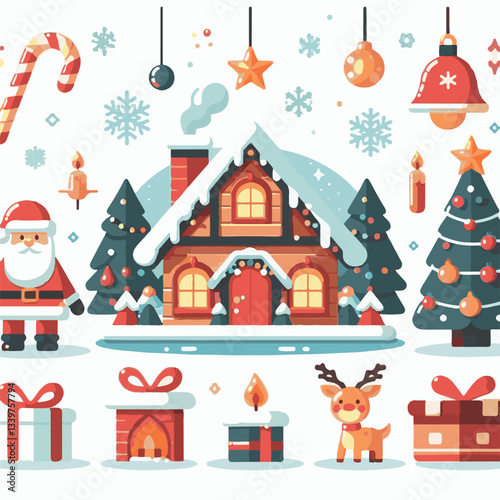 background, christmas, card, illustration, decoration, xmas, design, winter, greeting, white, vector, celebration, holiday, art, banner, happy, merry, tree, abstract, graphic, year, new, invitation, s