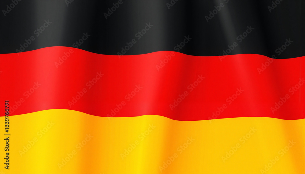 Gradient Germany flag with smooth color transition, modern design Gradient Germany flag with smooth color transition, modern design