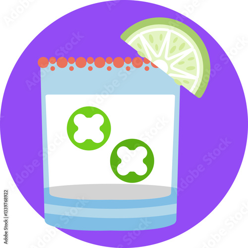 Margarita: A classic cocktail with a salted rim, featuring lime and tequila.