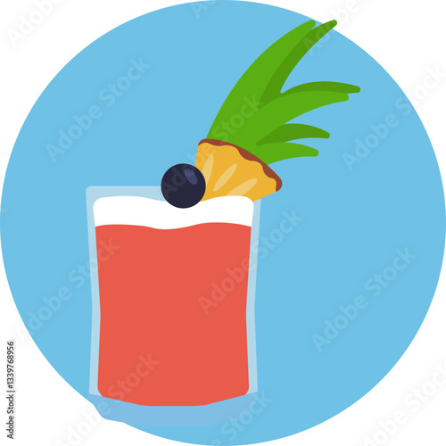 A rum-based cocktail with a rich, smoky flavor, inspired by pirate lore.