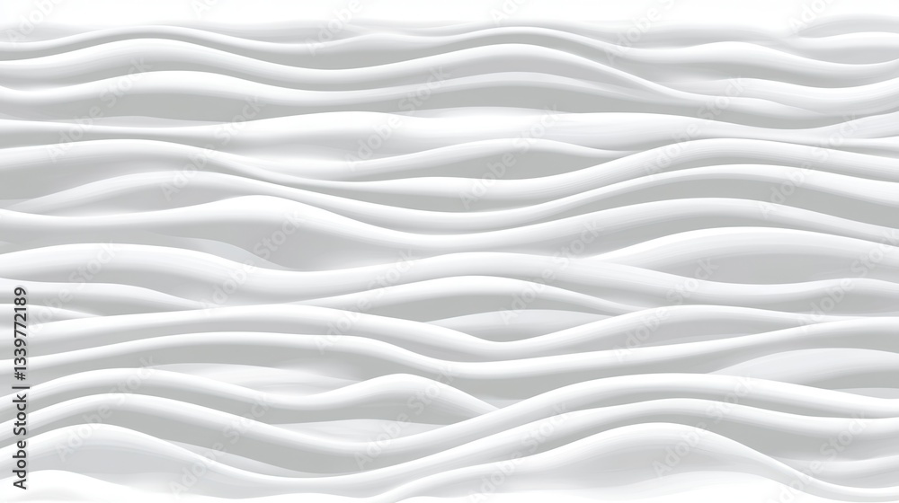 Abstract White Wave Pattern: A Minimalist Graphic Design Abstract White Wave Pattern: A Minimalist Graphic Design