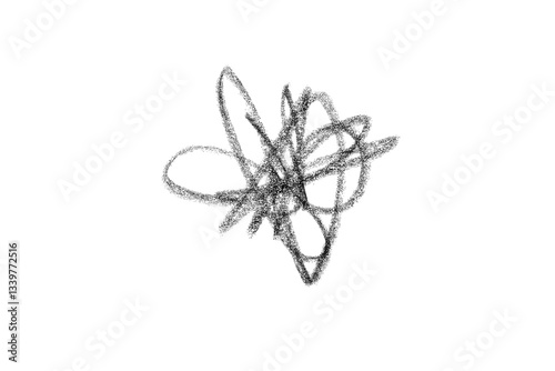 pencil scribble isolated doodle hand draw
