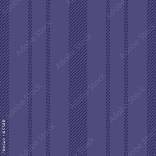 Poftness fabric background vertical, platform pattern textile seamless. Tippie stripe vector texture lines in indigo color.