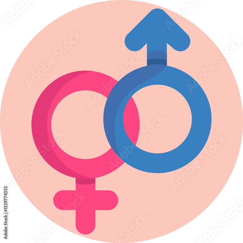 Represents gender diversity: Symbolizing the inclusion of both male and female guests at the night club.