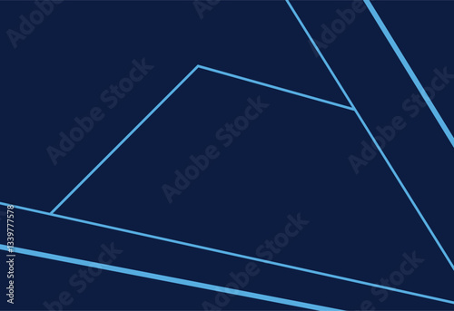 abstract background with blue lines. blue line Abstract background. Minimal geometric design.