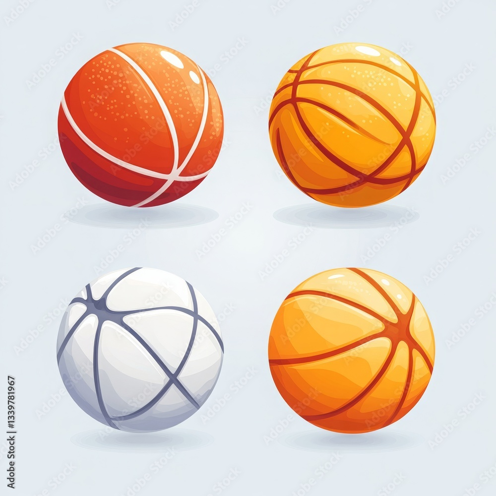 Obraz premium Basketball icon symbol, vector sign isolated.