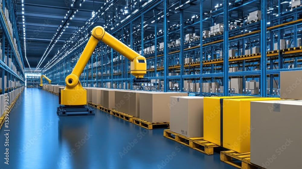 Automated Warehouse: Robotic Efficiency in Logistics Automated Warehouse: Robotic Efficiency in Logistics