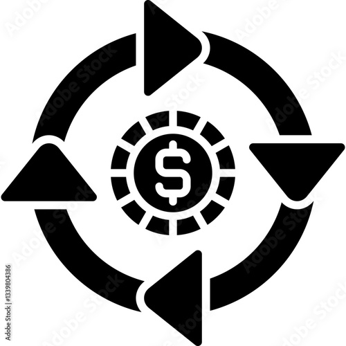 Exchange Icon Vector Element