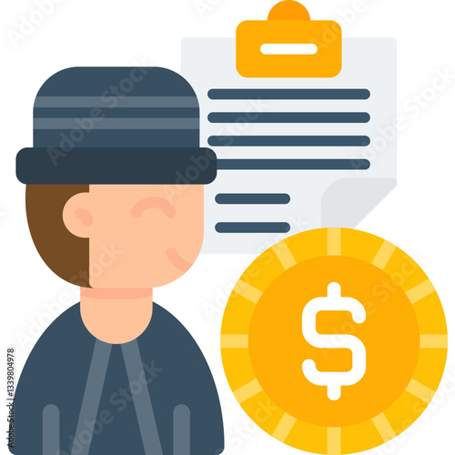 Invoice Icon Vector Element
