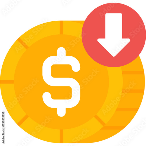 Dollar Icon Vector Element
