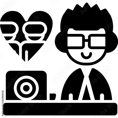 Meeting Icon Vector Element
