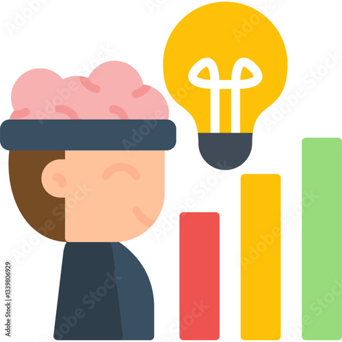Thinker Icon Vector Element