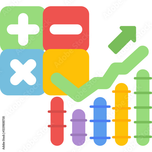 Calculator Icon Vector Element