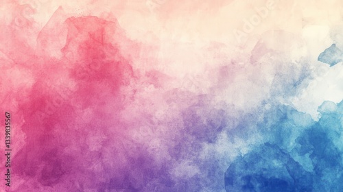 Wallpaper Mural Abstract watercolor background Torontodigital.ca