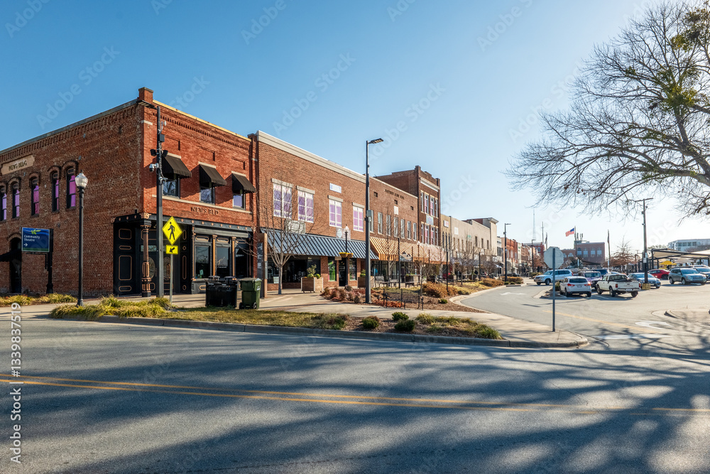 Fototapeta premium Downtown Hickory North Carolina