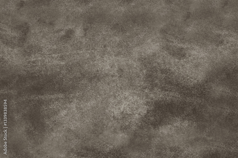 Dark dusty pale pastel color shade. Brown beige gray white abstract watercolor pattern. Grange art background. Paper brush stain splash. Blank template design.