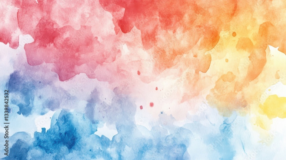 Fototapeta premium Abstract watercolor background