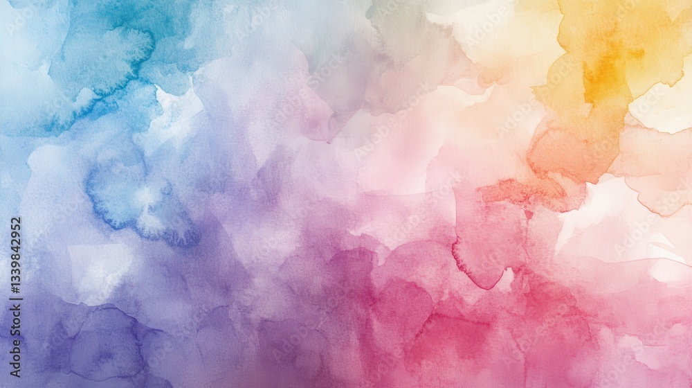 Fototapeta premium Abstract watercolor background