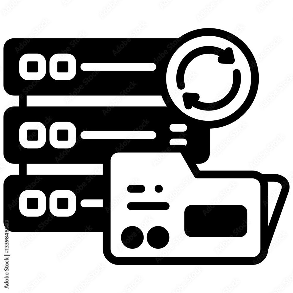 Backup file icon in Mix Filled Style. Simple Vector Design. Simple Vector Outline Filled Icon Backup file icon in Mix Filled Style. Simple Vector Design. Simple Vector Outline Filled Icon