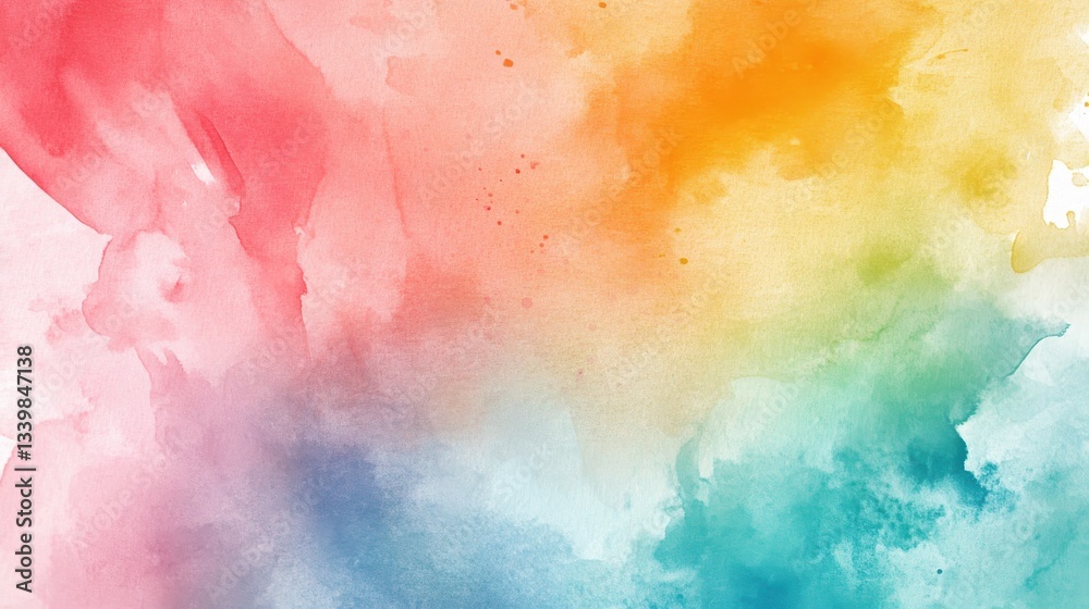Fototapeta premium Abstract watercolor background