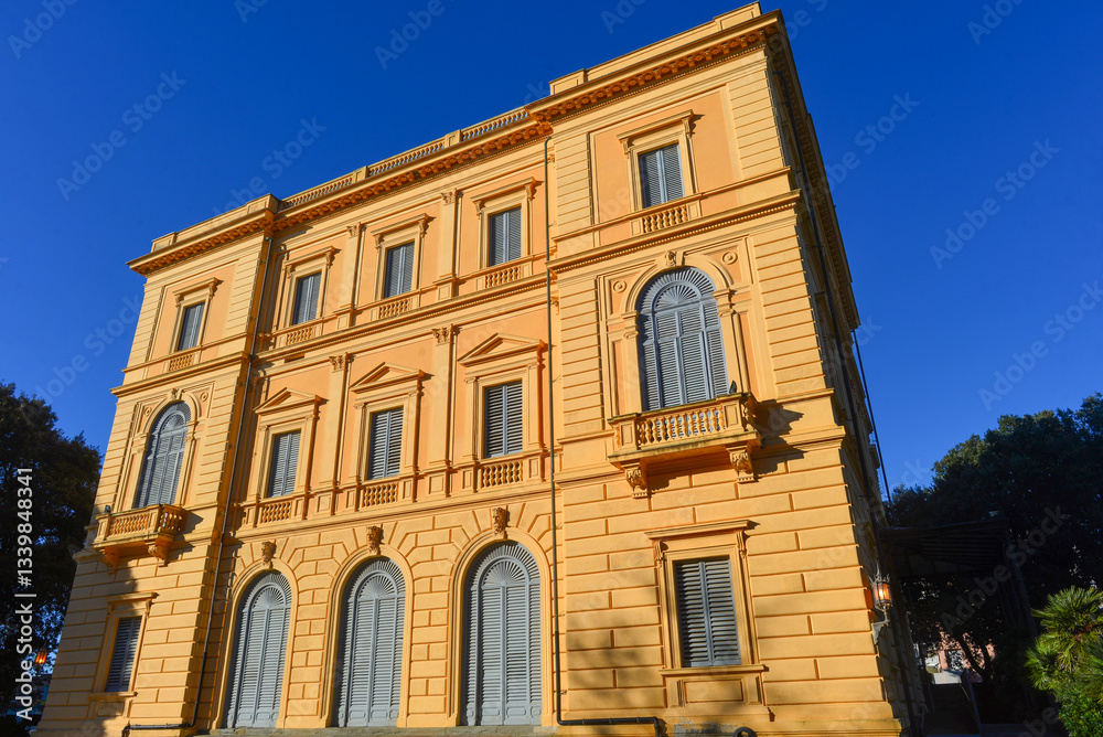 Fototapeta premium Die Villa Mimbelli in Livorno (Italien)