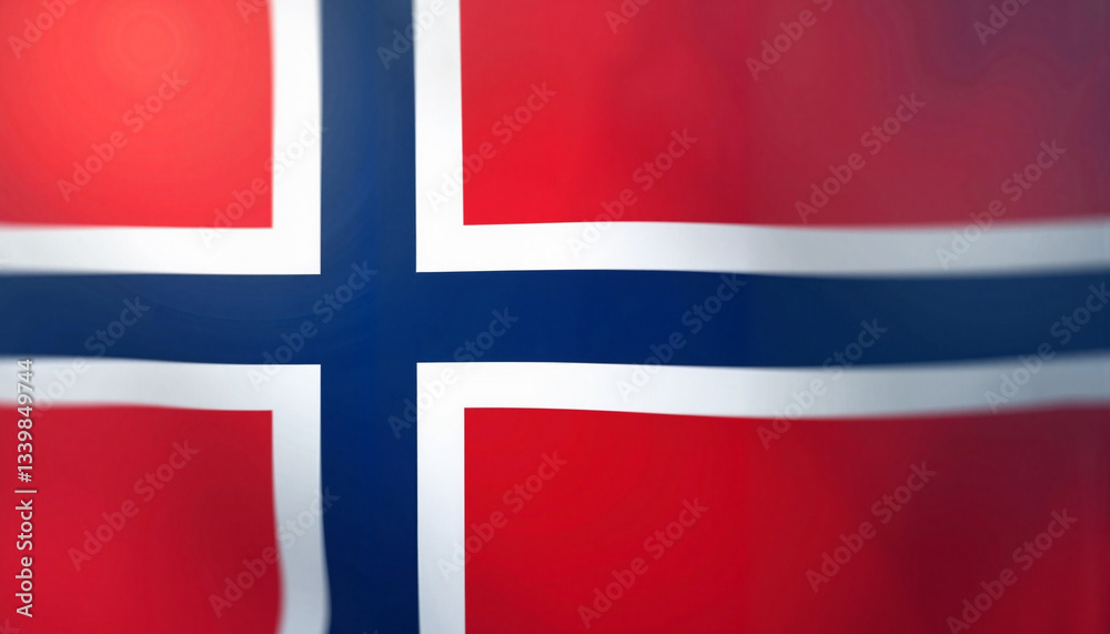 Stylized Norway flag with smooth gradient, modern representation Stylized Norway flag with smooth gradient, modern representation