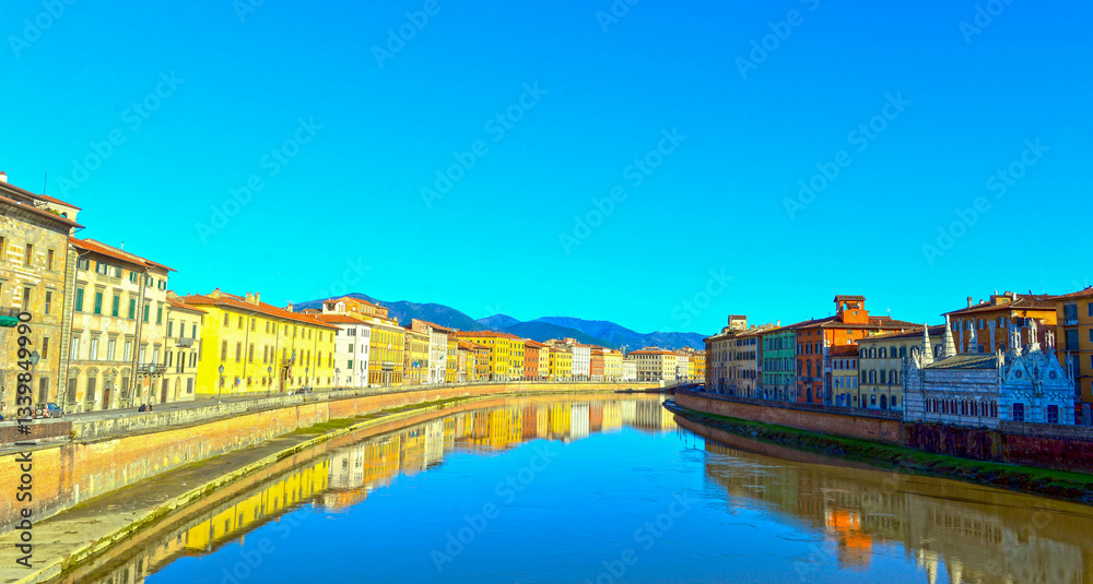 Naklejka premium Pisa, Toskana (Italien)
