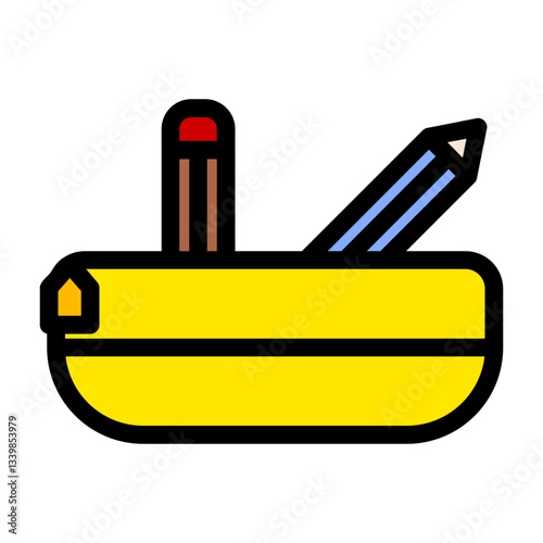 Pencile case icon photo