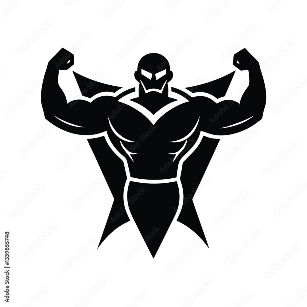 Fototapeta premium silhouette of a young man