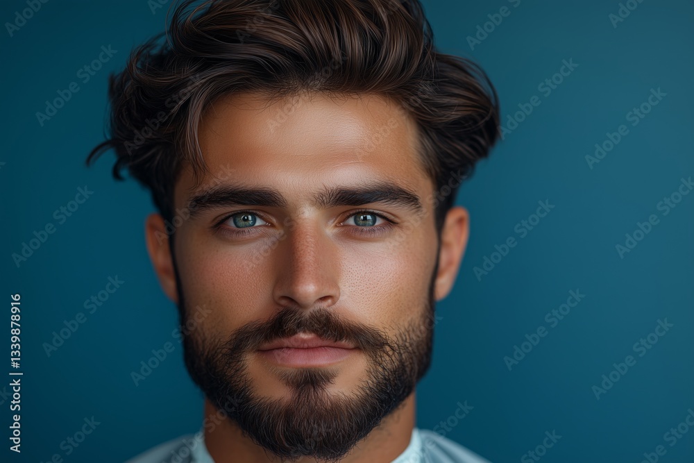 Fototapeta premium Barber Shop with Text Space