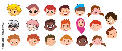 Illustration Character Faces