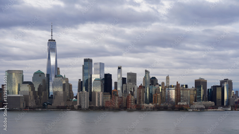 Fototapeta premium New York on a March evening.